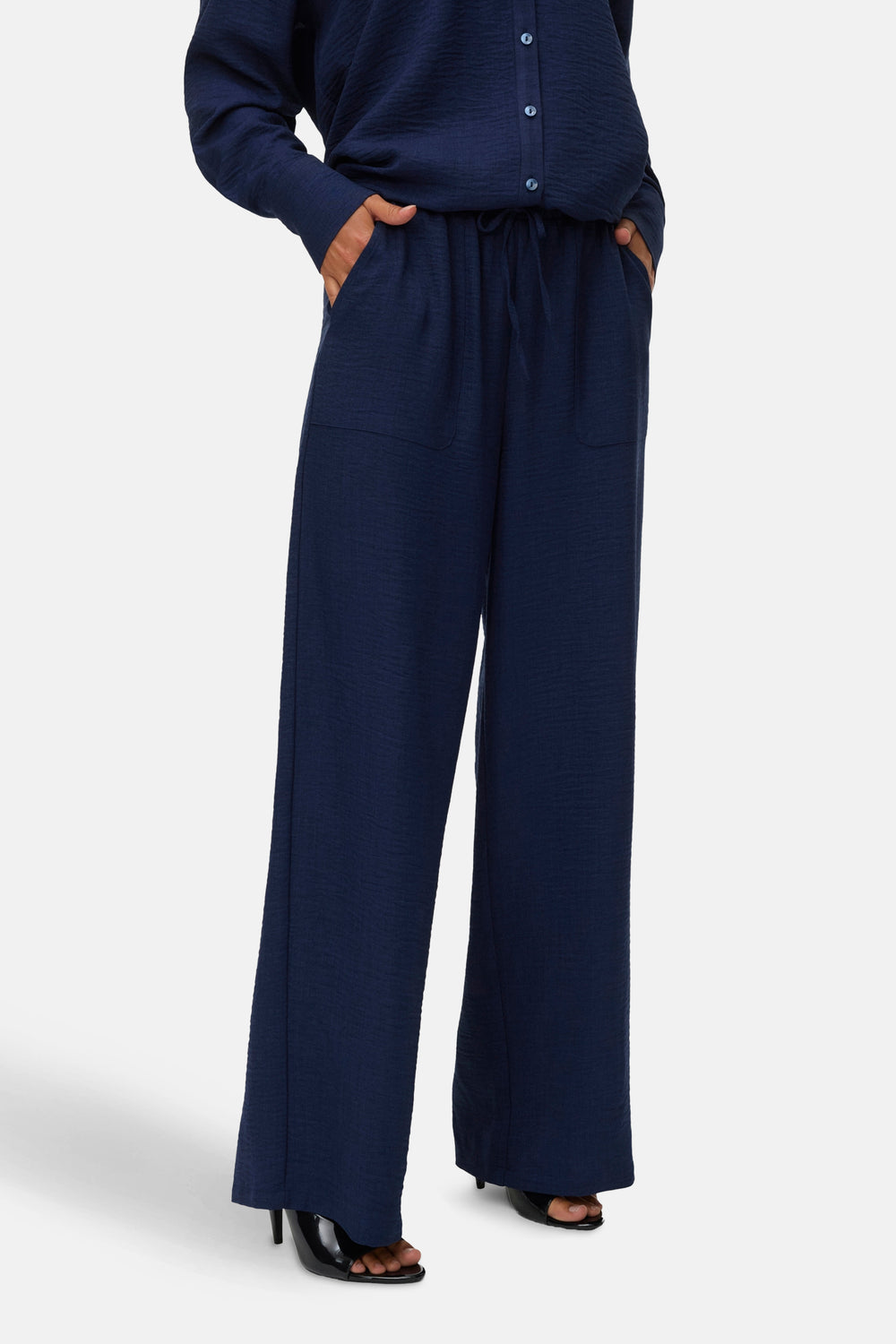 Pantalon coloré - bleu