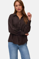Chemisier (manches longues) brun - VERO MODA®