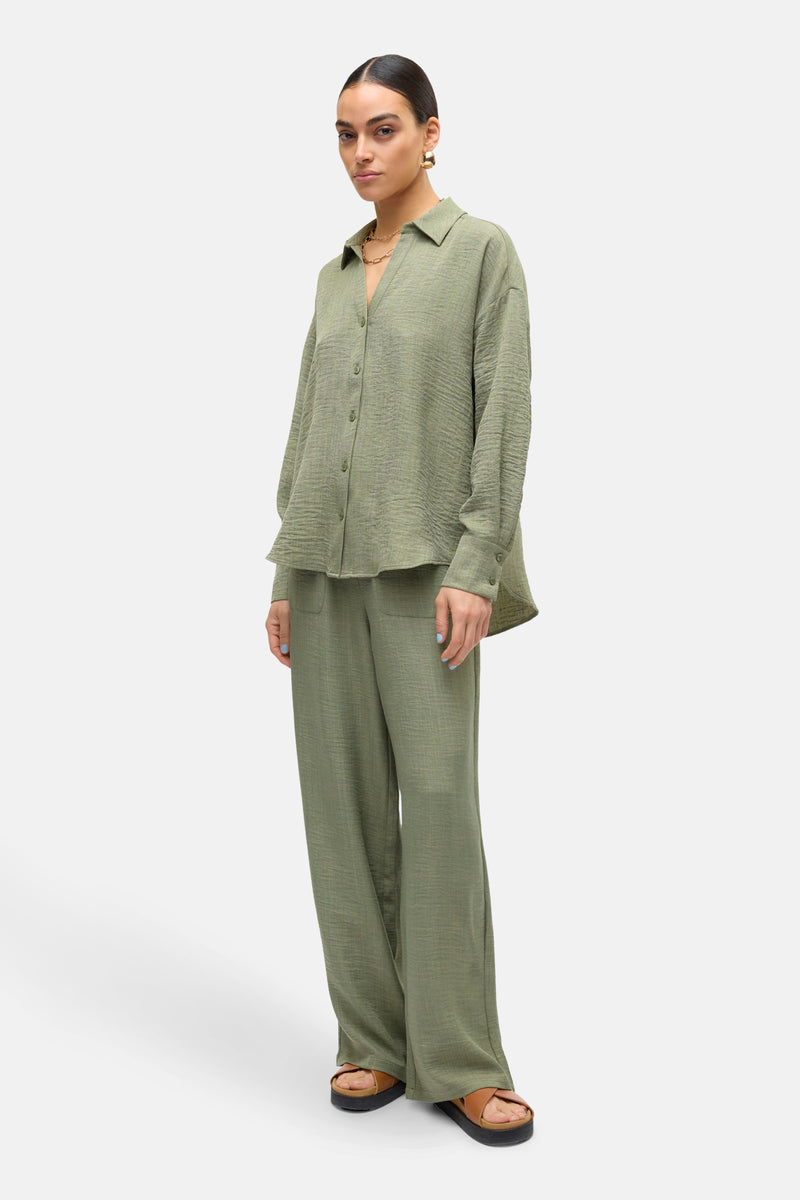 VMMELANEY QUEENY LS SHIRT WVN NOOS