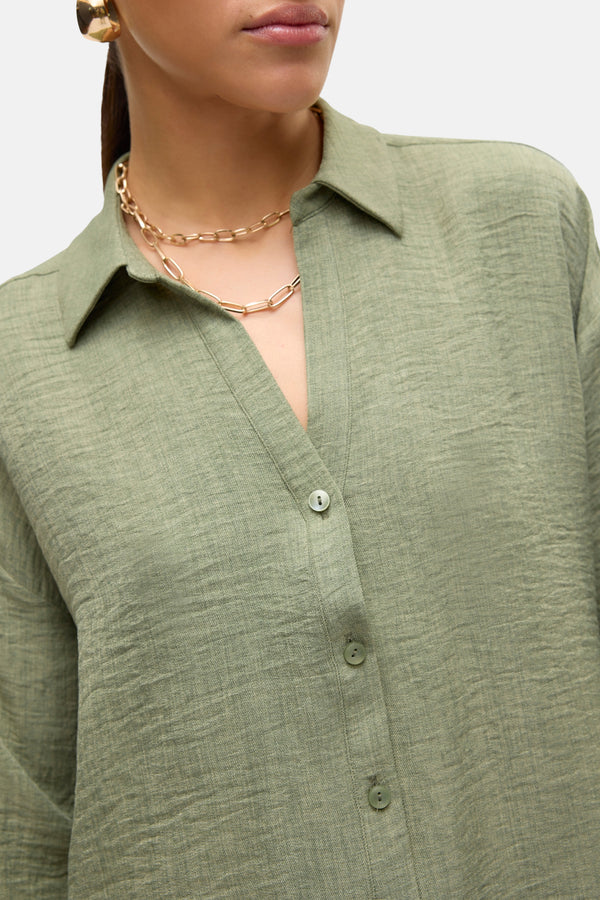 Chemisier (manches longues) Vert - VERO MODA®