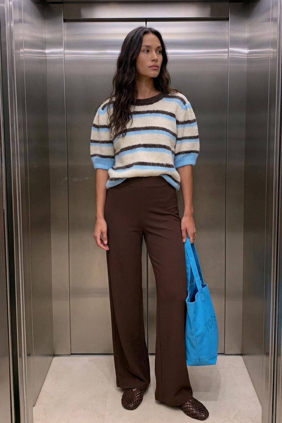 Pantalon brun - VERO MODA®