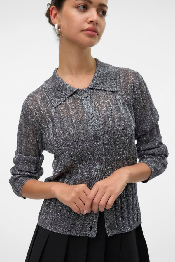 Pull col V Gris - VERO MODA®