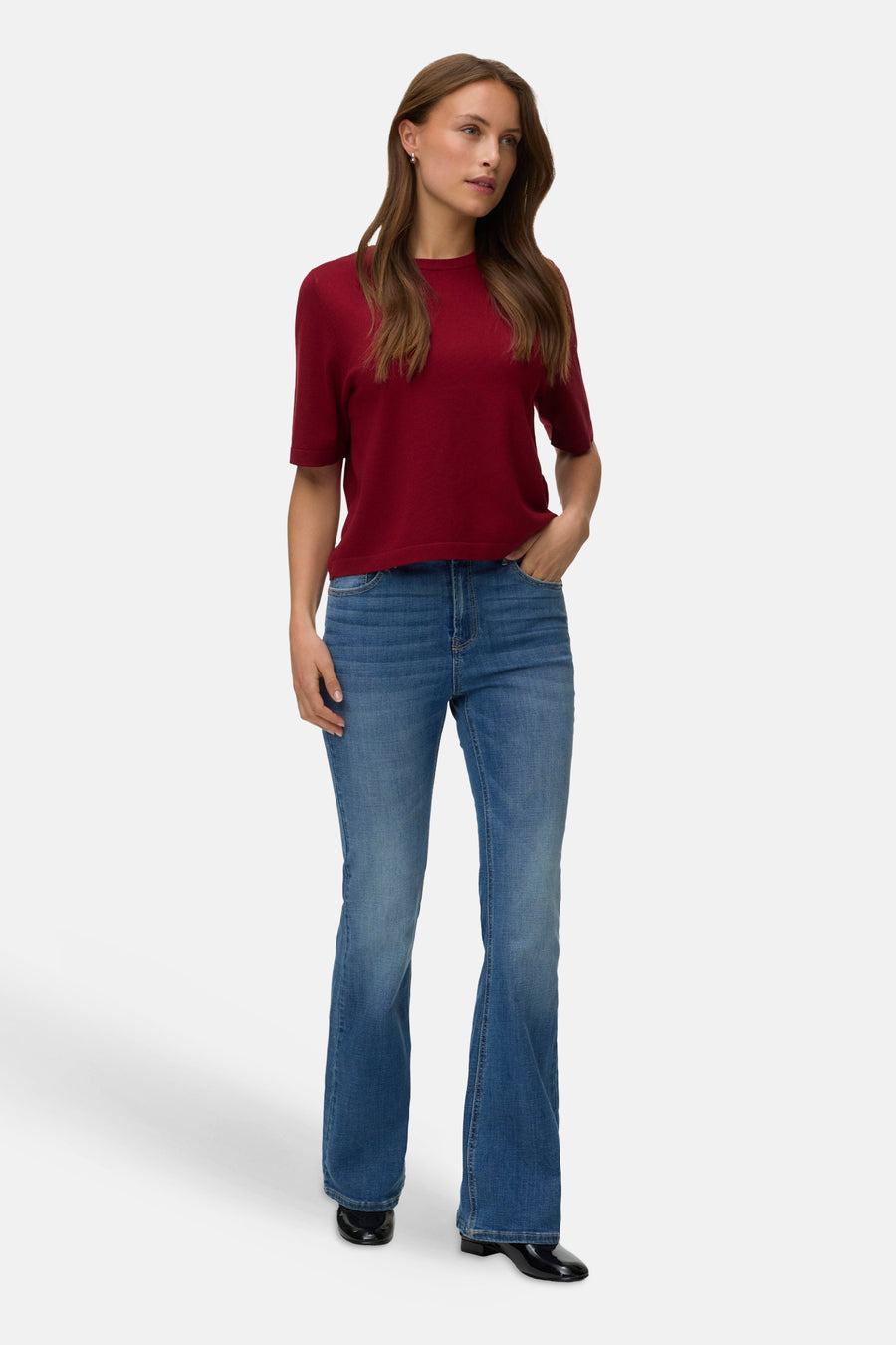 Pull O-hals - rood