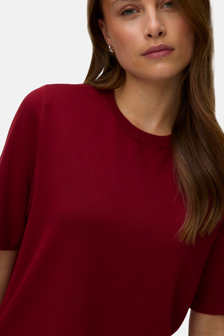 Pull O-hals - rood