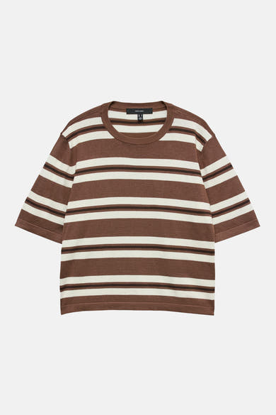 Pull col O - brun