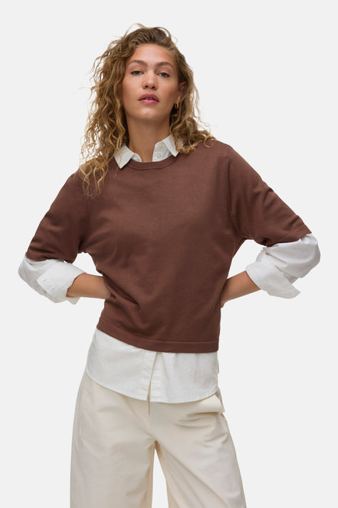 Pull col O - Cocoa Brown