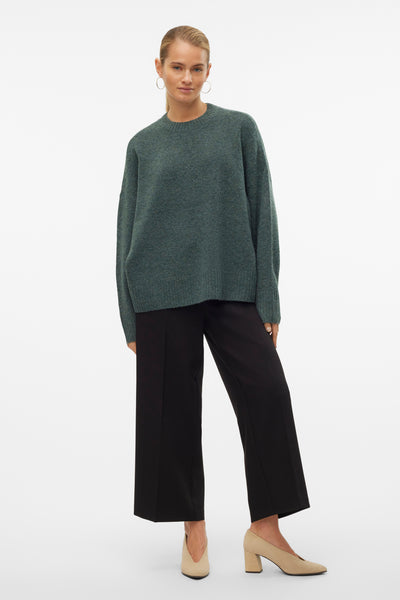 Pull col rond Vert - VERO MODA®