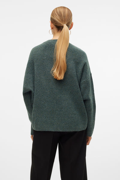 Pull col rond Vert - VERO MODA®