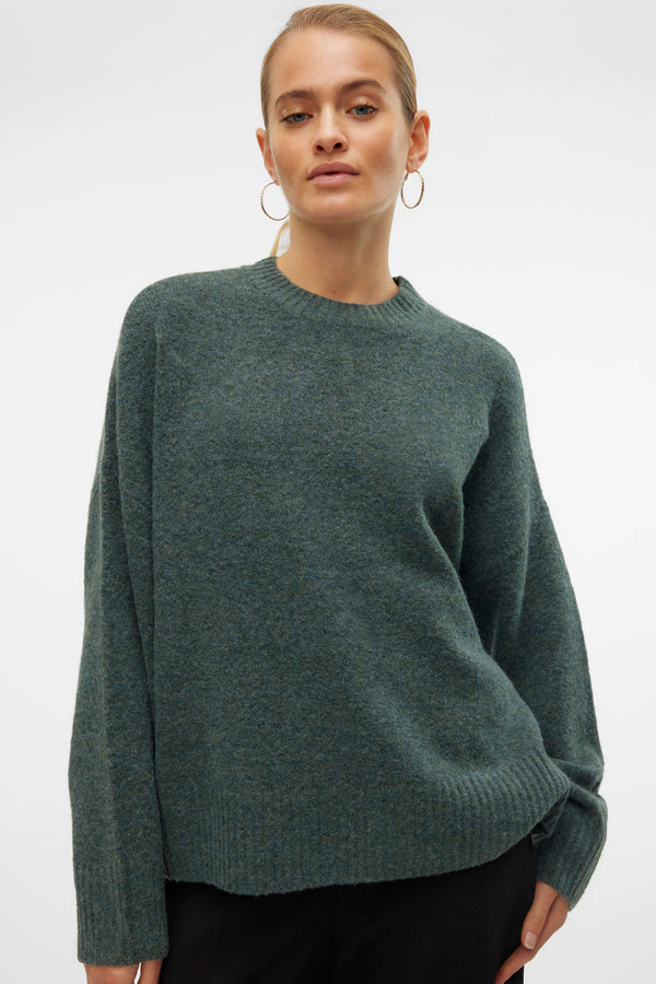 Pull col rond Vert - VERO MODA®