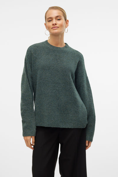 Pull col rond Vert - VERO MODA®