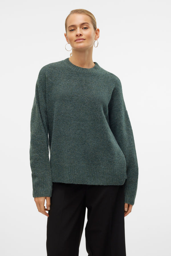 Pull col rond Vert - VERO MODA®