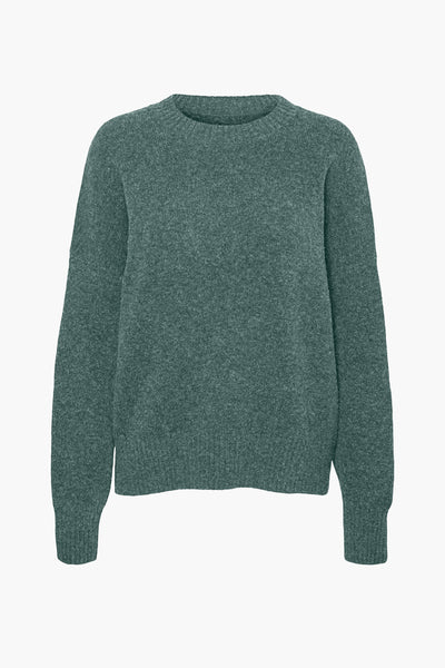 Pull col rond Vert - VERO MODA®