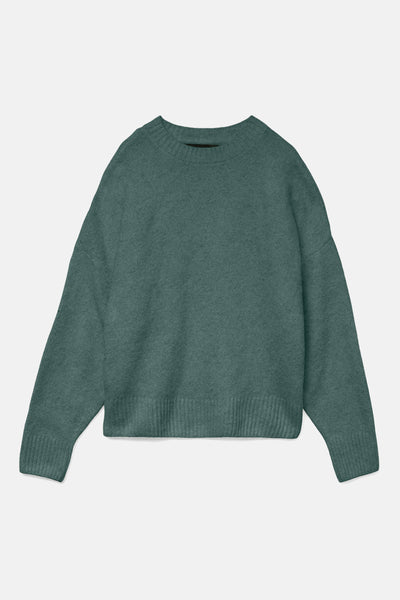 Pull col rond Vert - VERO MODA®