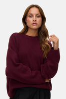 Pull col rond rouge - VERO MODA®