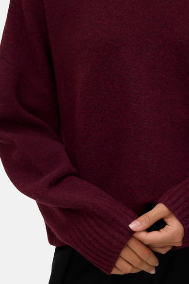 Pull col rond rouge - VERO MODA®