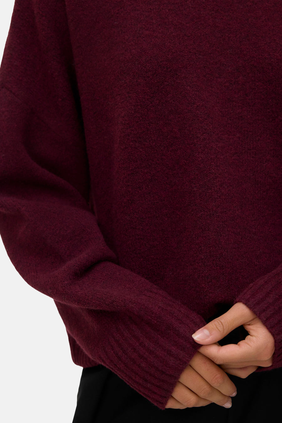 Pull col rond rouge - VERO MODA®