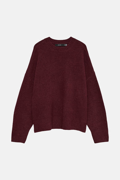 Pull col rond rouge - VERO MODA®
