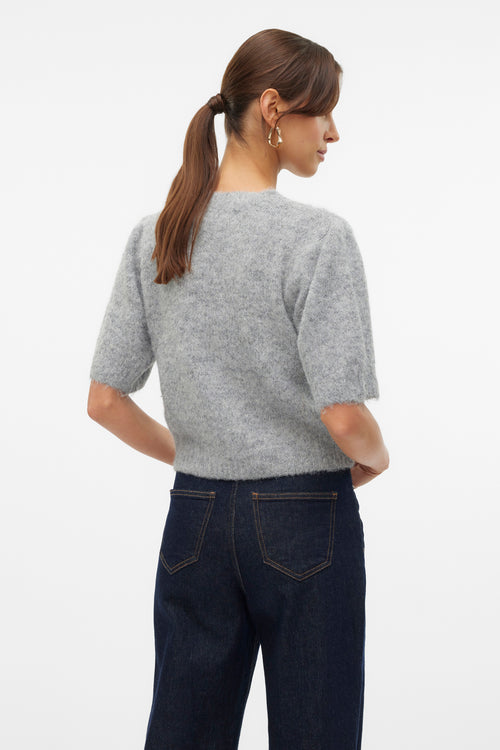 Pull col rond Gris - VERO MODA®