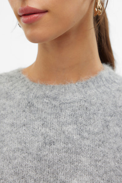 Pull col rond Gris - VERO MODA®