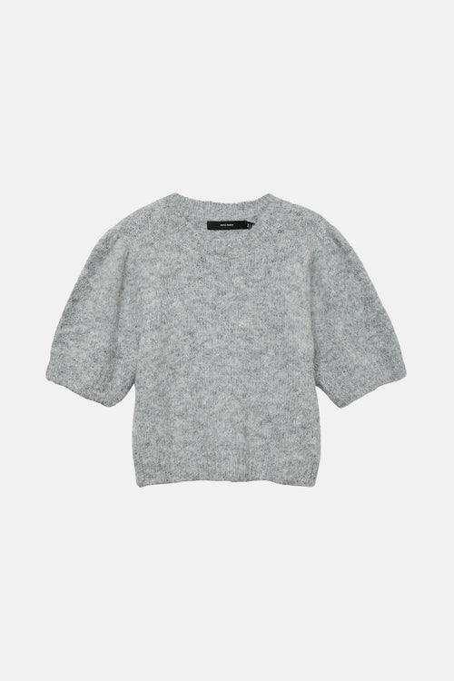 Pull à col rond - gris