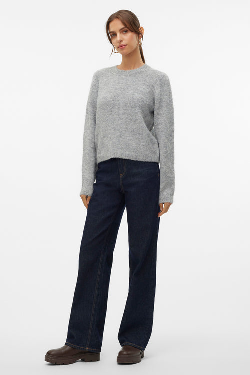 Pull col rond Gris - VERO MODA®