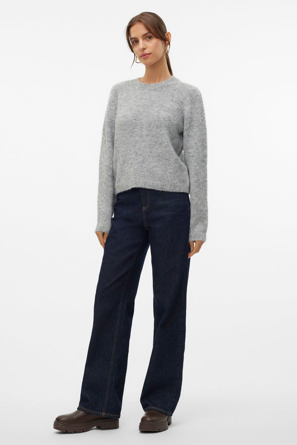Pull col rond Gris - VERO MODA®