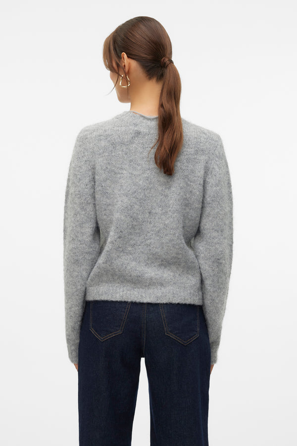 Pull col rond Gris - VERO MODA®