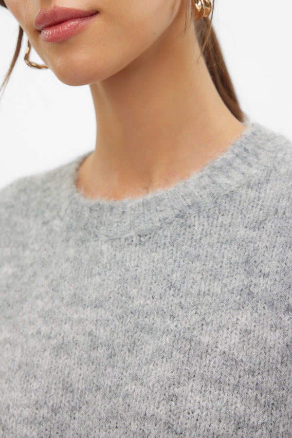 Pull col rond Gris - VERO MODA®