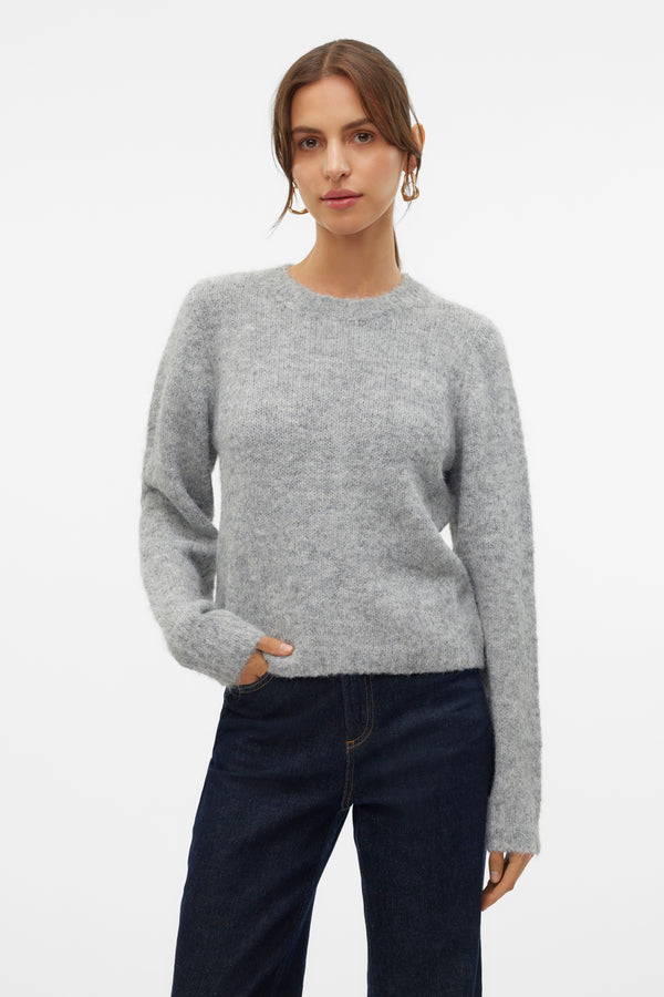 Pull col rond Gris - VERO MODA®