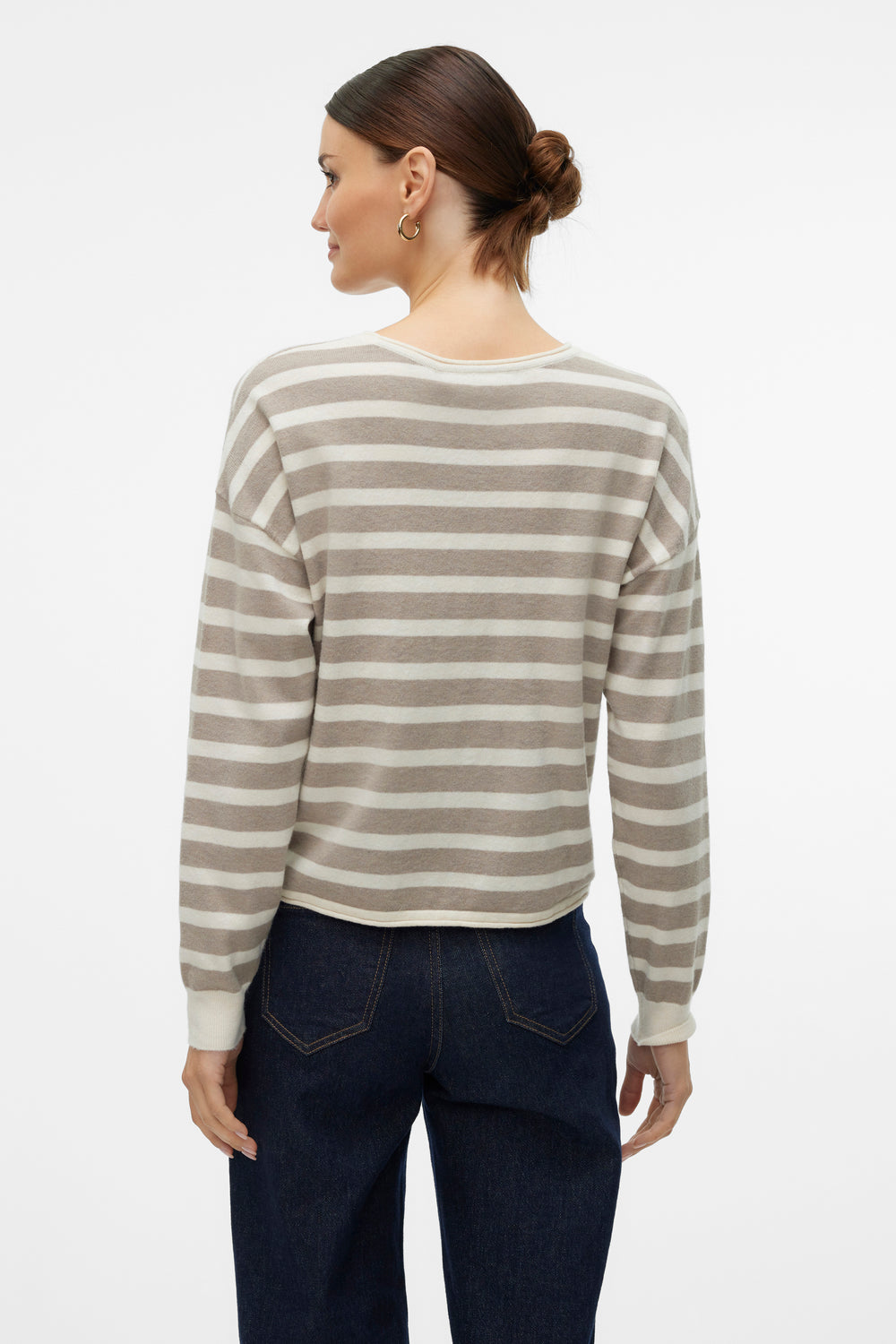 Pull col rond Beige - VERO MODA®