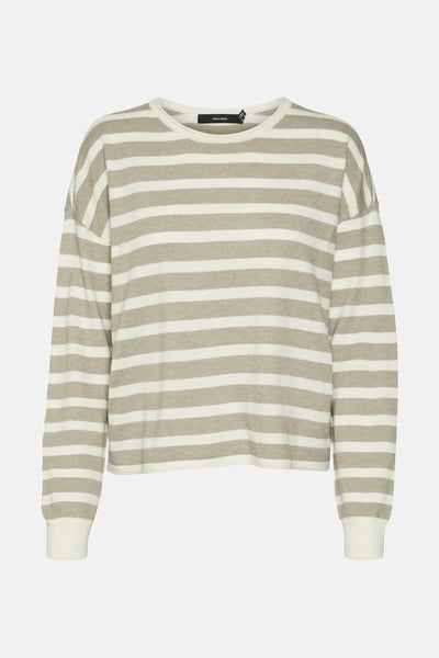 Pull col rond Beige - VERO MODA®