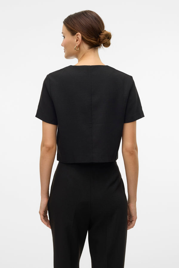 Chemisier (manches courtes) Noir - VERO MODA®