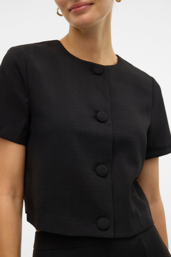 Chemisier (manches courtes) Noir - VERO MODA®