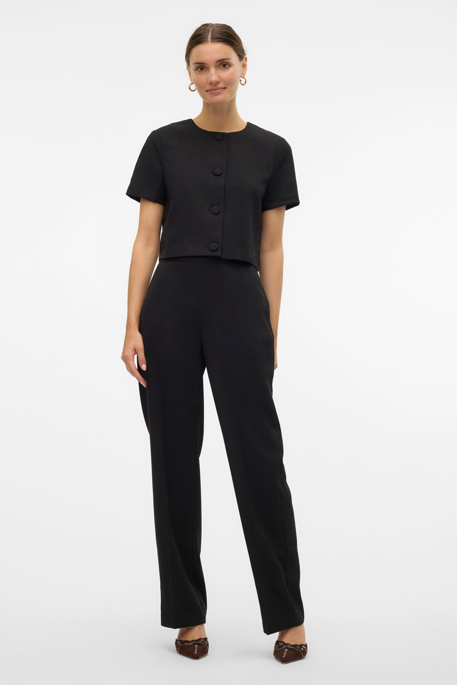 Chemisier (manches courtes) Noir - VERO MODA®