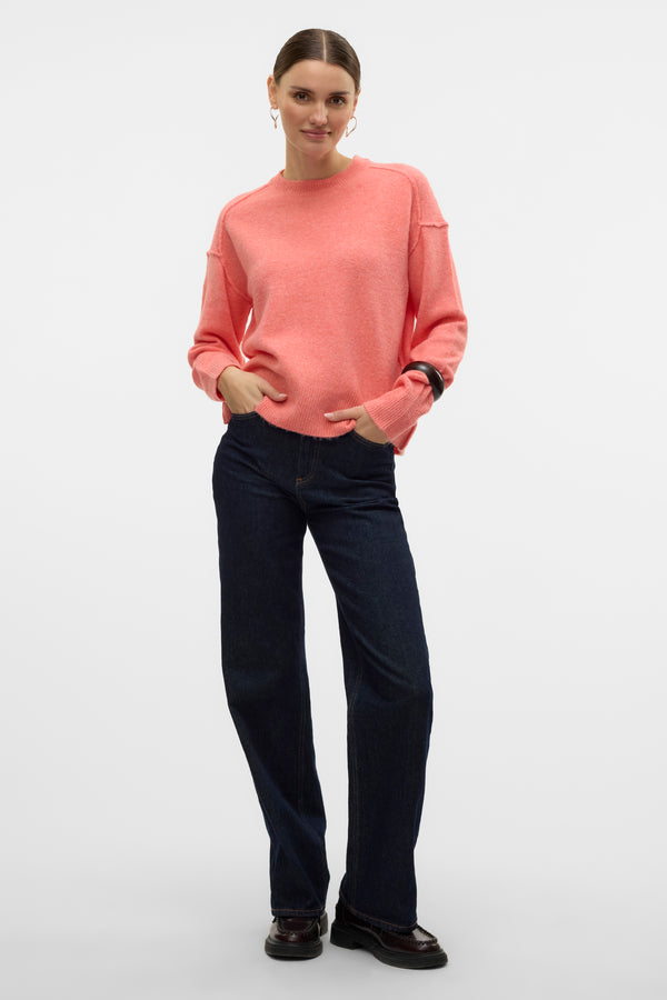 Pull col rond Orange - VERO MODA®