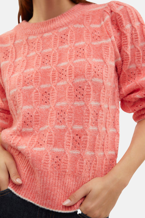 VMNEWLEONOR 3/4 O-NECK PULLOVER GA BOO