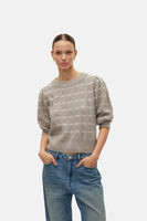 Pull col rond Brun - VERO MODA®