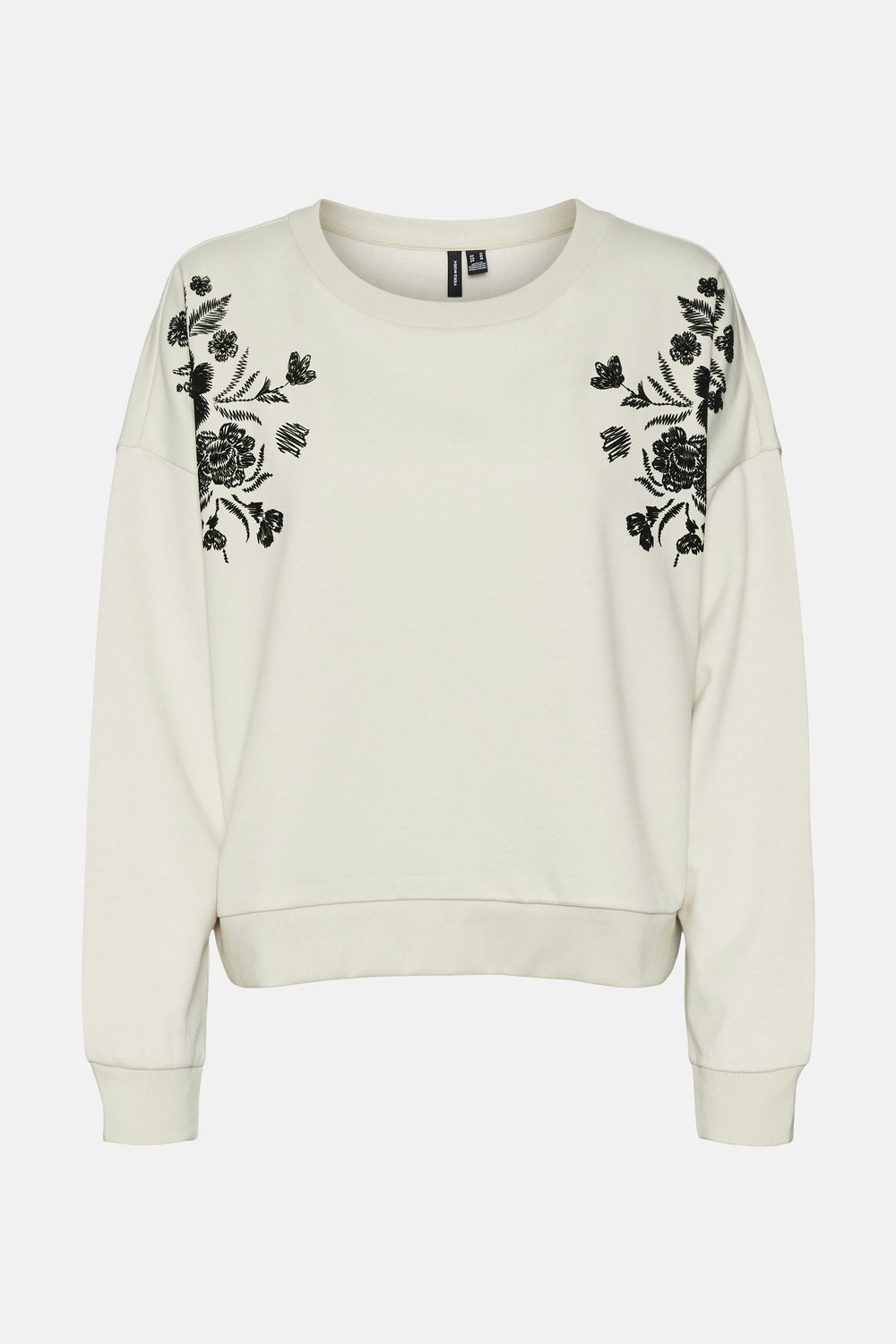 Sweat col rond Beige - VERO MODA®