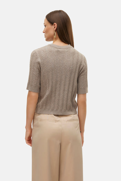 Trui met ronde hals Bruin - VERO MODA®