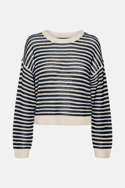 Pull col rond Écru - VERO MODA®