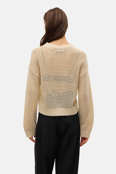 Pull col rond Beige - VERO MODA®