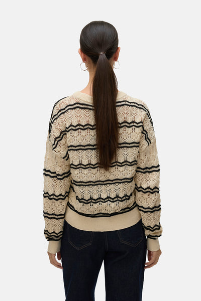 Pull col rond Écru - VERO MODA®