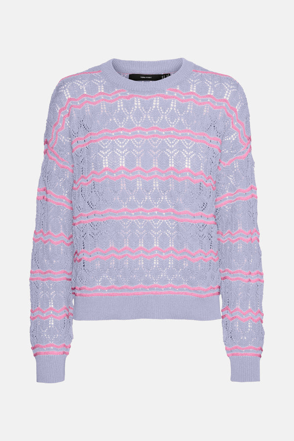 Pull col rond PURPLE - VERO MODA®