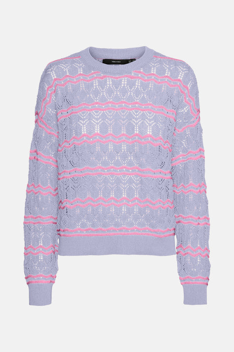 Pull col rond PURPLE - VERO MODA®