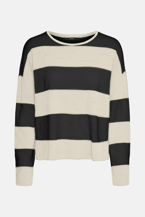 Pull col rond Noir - VERO MODA®
