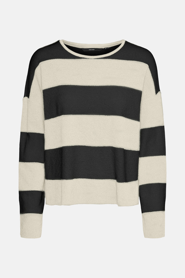 Pull col rond Noir - VERO MODA®