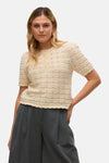 Pull col rond Écru - VERO MODA®