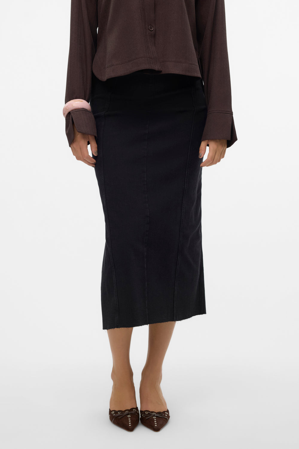 Jupe longue BLACK DENIM - VERO MODA®