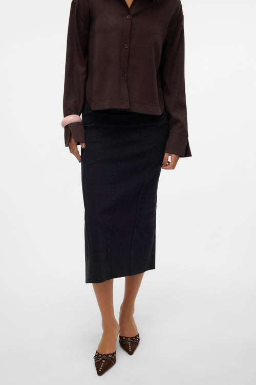 Jupe longue BLACK DENIM - VERO MODA®