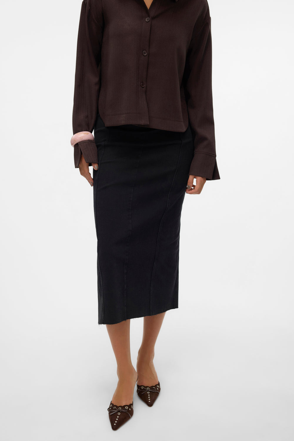 Jupe longue BLACK DENIM - VERO MODA®